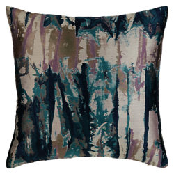 Harlequin Takara Cushion, Teal / Ink